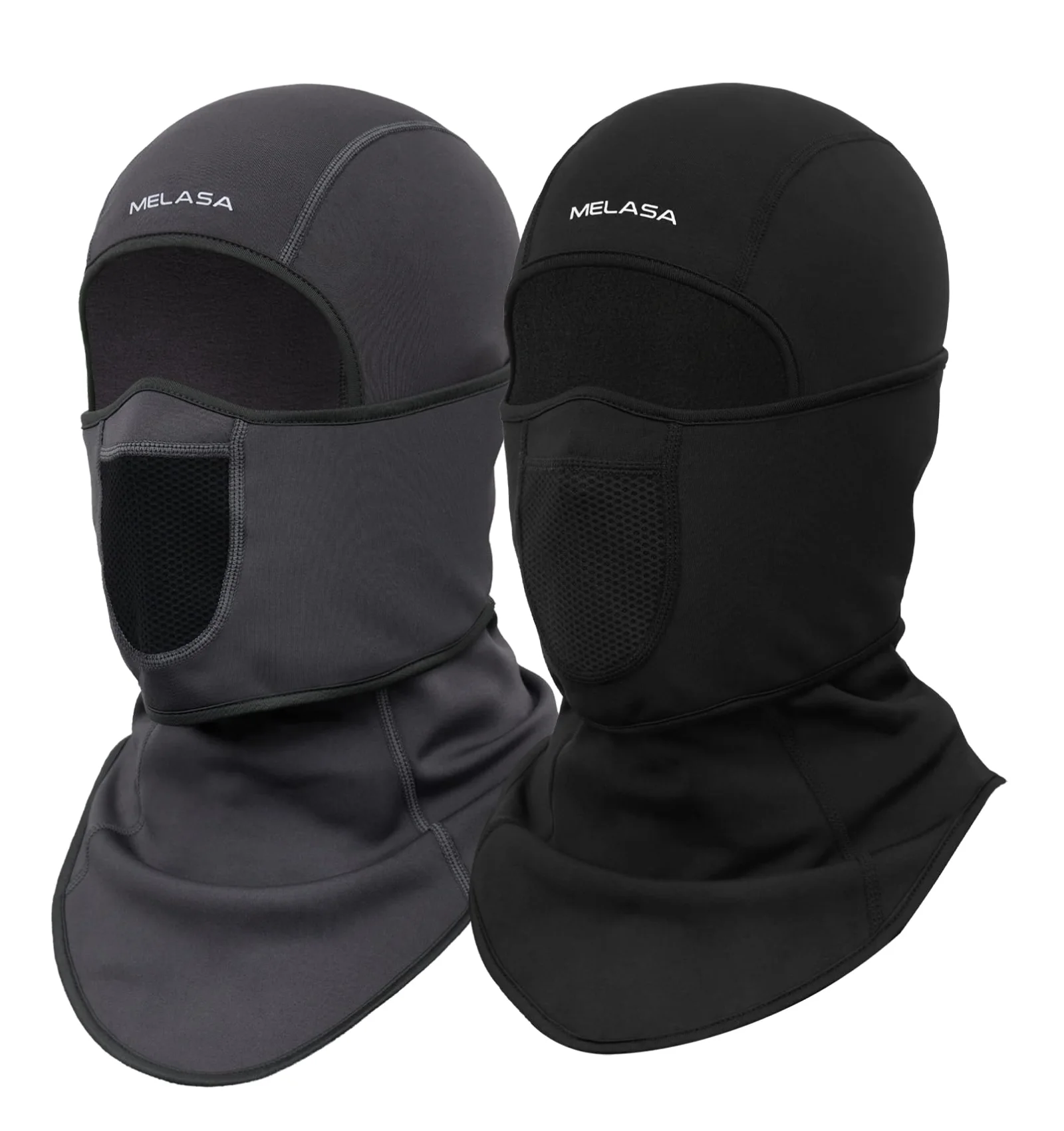 MELASA Thermal Fleece Balaclava, 2-Pack