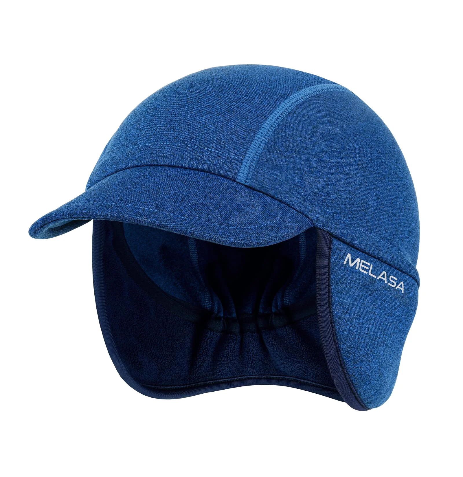 MELASA Ear Warmer Skull Cap with Visor